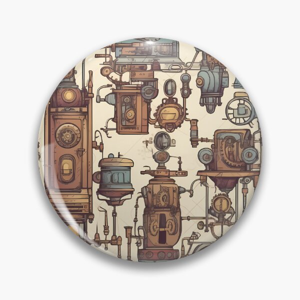 Item preview, Timeless marvels: Spotlight on retro steampunk machines designed and sold by Pixelboys.