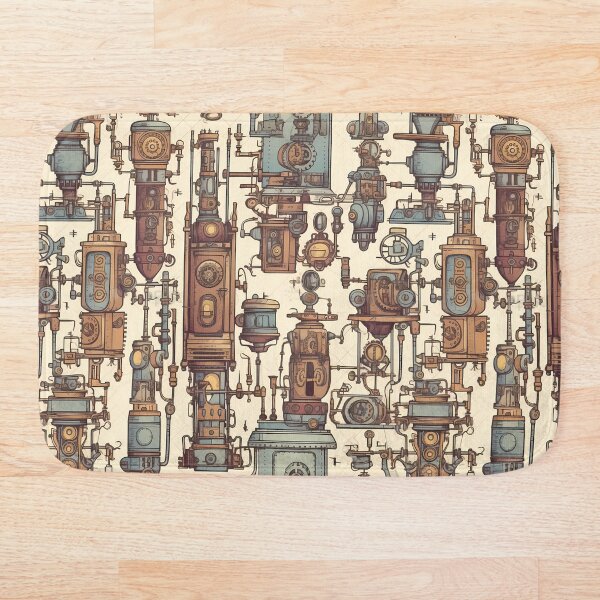 Artikelvorschau, Zeitlose Wunderwerke: Retro Steampunk Maschinen im Rampenlicht entworfen und verkauft von Pixelboys.