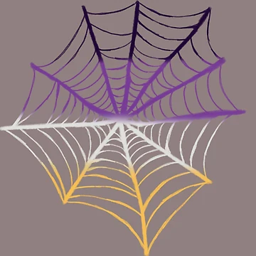 Artwork thumbnail, non binary pride web by Jaxson Mueller