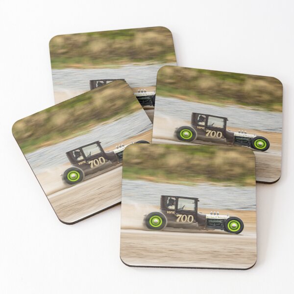 Item preview, 2023 VHRA Vintage Hot Rod 700: Captivating Photo of Classic Car Racing on the Iconic Pendine Sands of Pembrokshire, Wales designed and sold by stevehuggett.