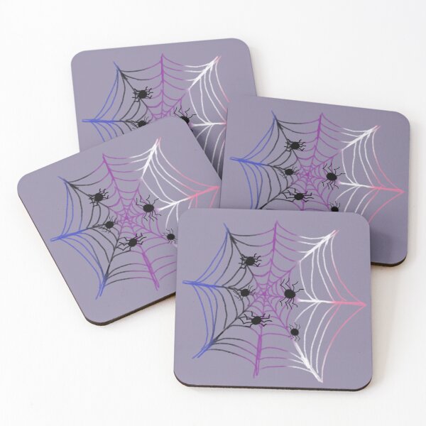 Item preview, genderfluid spiderweb designed and sold by Jaxson Mueller.