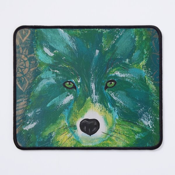 Item preview, Green foliage camouflaged wolf designed and sold by FFontaine68.