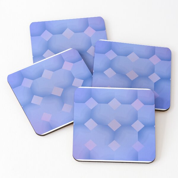 Item preview, Blue Octagons designed and sold by Secret Sunset Station.