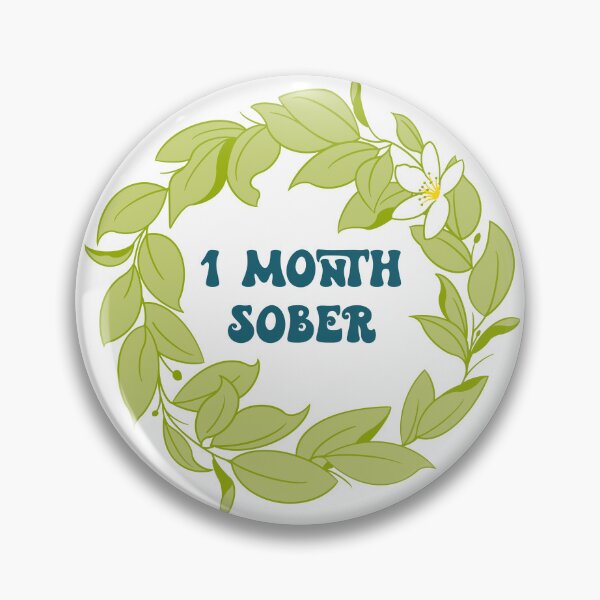 Item preview, One Month Sober Anniversary designed and sold by SoberSqueeze.