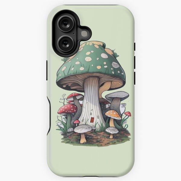 Vista previa del artículo con la obra «bosque de hongos», diseñado y vendido por Sanwic.