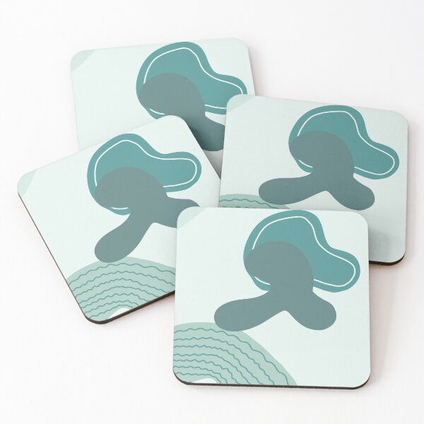 Item preview, Blue shapes artwork designed and sold by mollysheehan56.