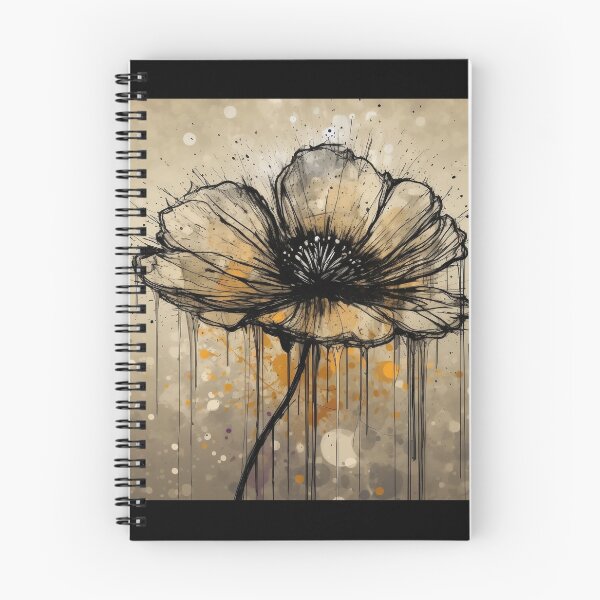 Item preview, Black Flower Boho Sketch Style designed and sold by Figuradam.
