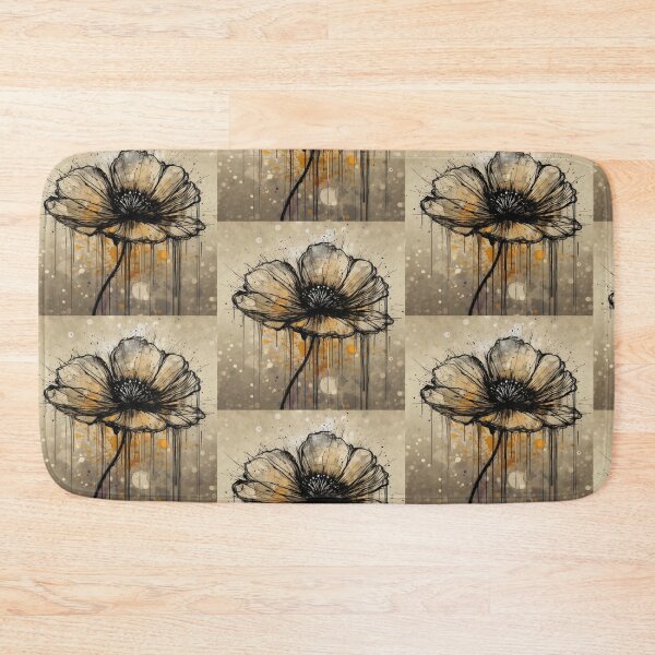 Item preview, Black Flower Boho Sketch Style designed and sold by Figuradam.