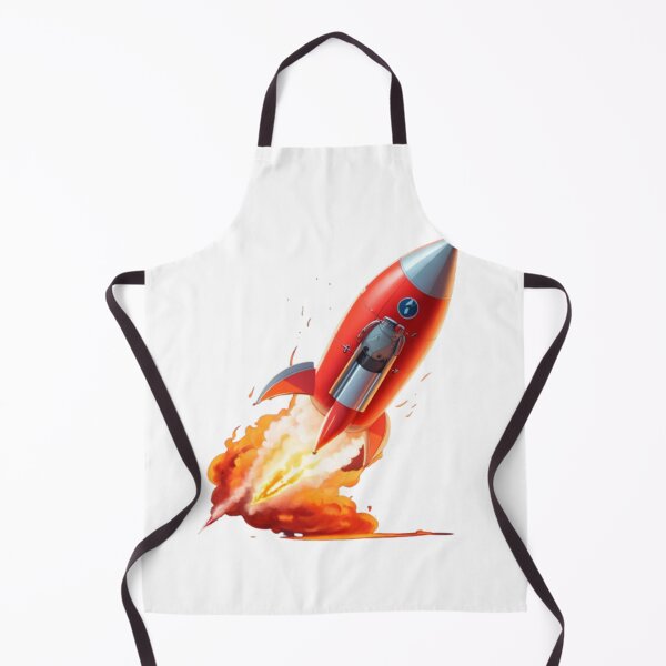 Item preview, Red Rocket Launch - Space Exploration designed and sold by aiprintiq.