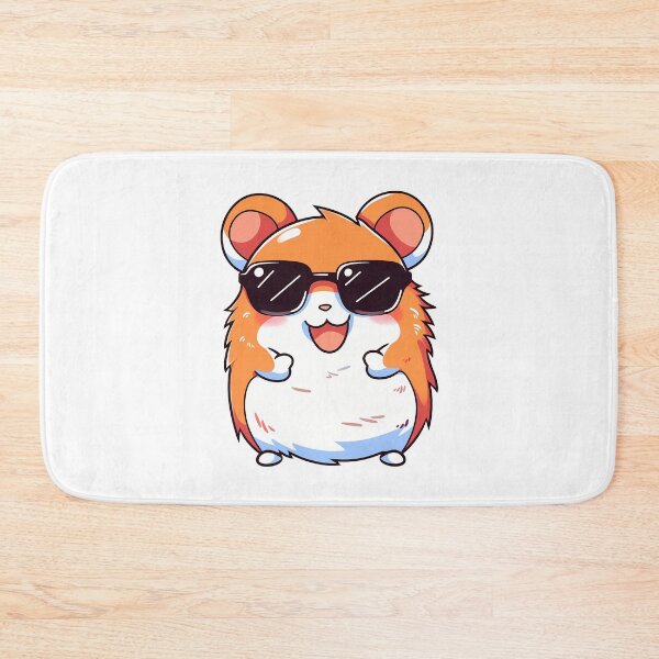 Item preview, summer party cute hamster in sunglasses designed and sold by ArtHideaway.