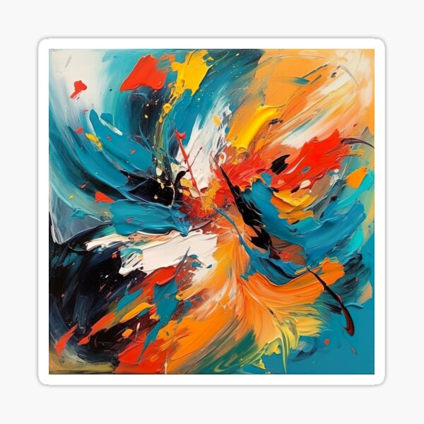 Item preview, Abstract expressionism designed and sold by Viltogvakkertstudio.