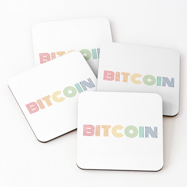 Item preview, Bitcoin Typography Rainbow designed and sold by WhitepaperStyle.