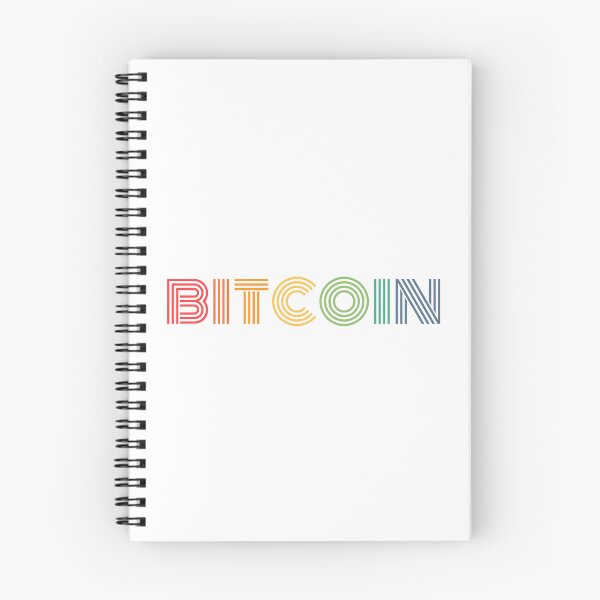 Item preview, Bitcoin Typography Rainbow designed and sold by WhitepaperStyle.