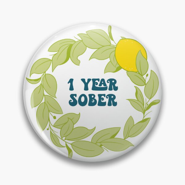 Item preview, One Year Sober Anniversary designed and sold by SoberSqueeze.