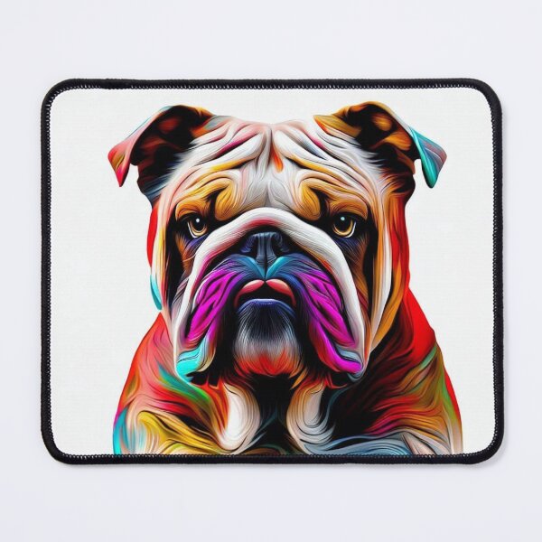 Item preview, Colourful Bulldog designed and sold by Hello Llama.