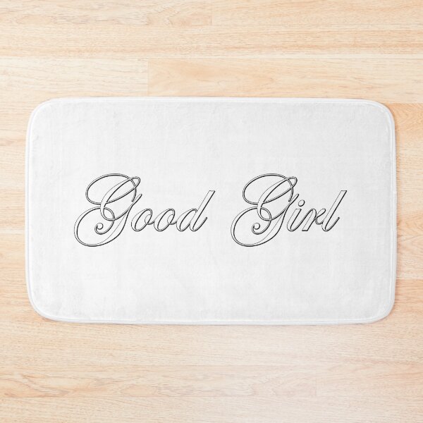 Item preview, Good Girl - White on Black designed and sold by TeaseMePleaseMe.