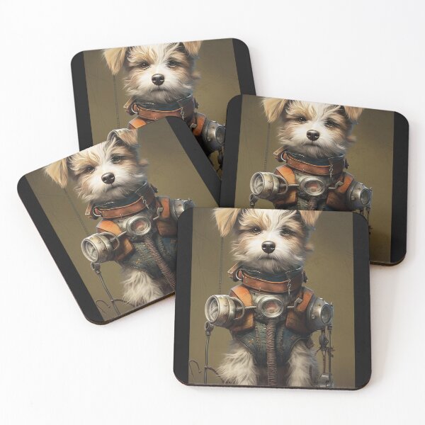 Item preview, Cool cockerspeniel dog with adventurous-Pressure suit With watches,puppy, cub, dog, animals, cap, cartoon, beautiful, cute, personification, kitten,musical designed and sold by Hermossa-Art.