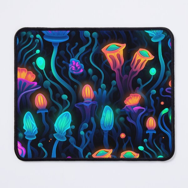 Item preview, Deep Sea Neon Coral Reef - Illustration - The luminous power of love designed and sold by Pixelboys.
