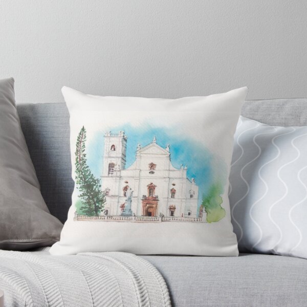 Item preview, Se Cathedral Old Goa church designed and sold by SiaIllustrates.