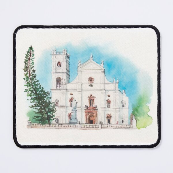 Item preview, Se Cathedral Old Goa church designed and sold by SiaIllustrates.