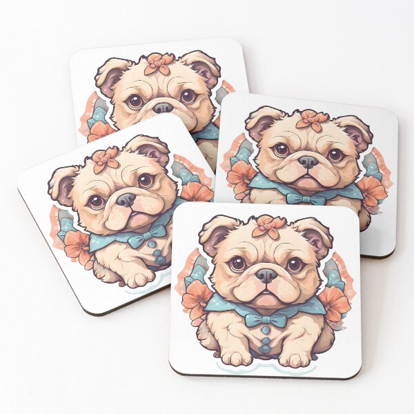 Item preview, RetroCute Pug Puppy Dog designed and sold by memefit.