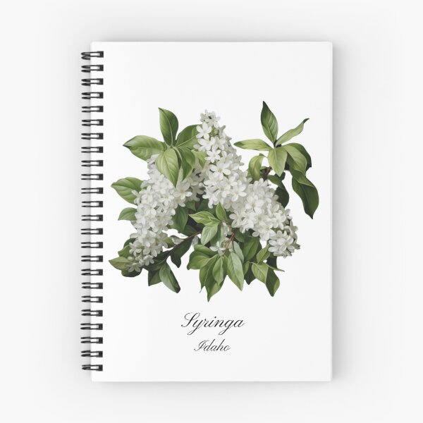 Item preview, Idaho State Flower-Syringa designed and sold by Counterbalance Dzigns.