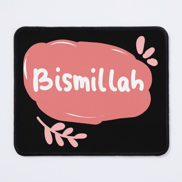 Item preview, Quran Quote Bismillah cute aesthetic pink girls designed and sold by emcazalet.