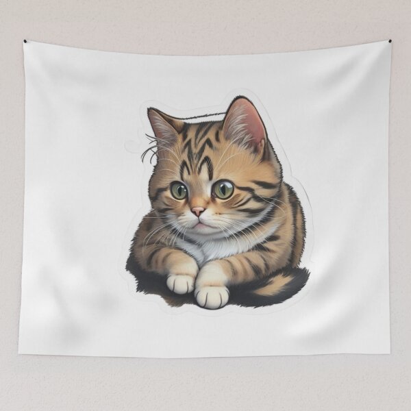 Item preview, sad cat designed and sold by BAHO STORE.