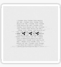 Eden Album sticker Sticker