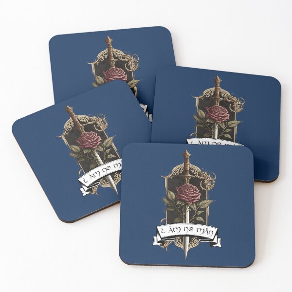 Item preview, I Am No Man Crest - Rose and Sword - Fantasy designed and sold by koboldkha.
