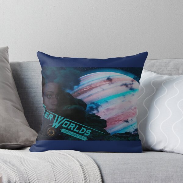 the Outer Worlds Spacers Choice Edition Mad Lad Nyoka Throw Pillow