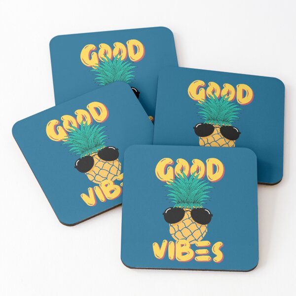 Item preview, Good Vibes Pineapple designed and sold by DesignMonster.