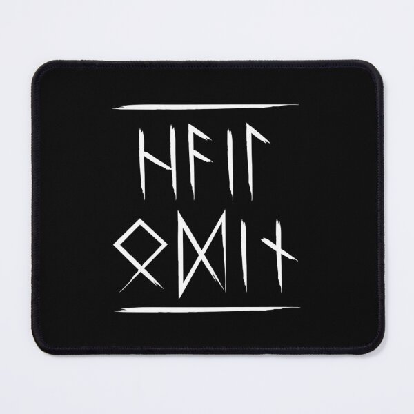 Item preview, Hail Odin Pagan Norse Runes Futhark Mask  designed and sold by EdwinRaynor9.