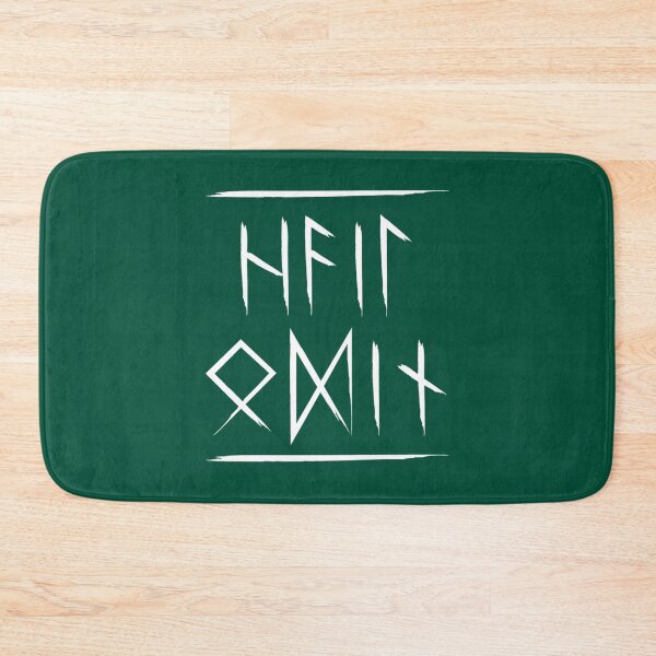 Item preview, Hail Odin Pagan Norse Runes Futhark Mask  designed and sold by EdwinRaynor9.