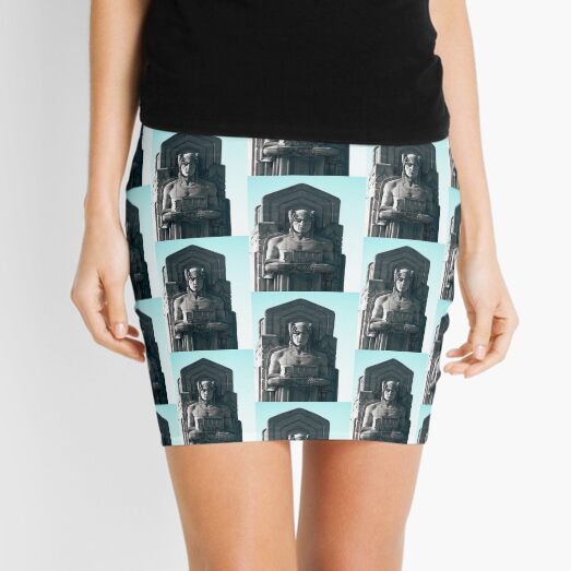 Guardian of the bridge. Cleveland, Ohio. Mini Skirt
