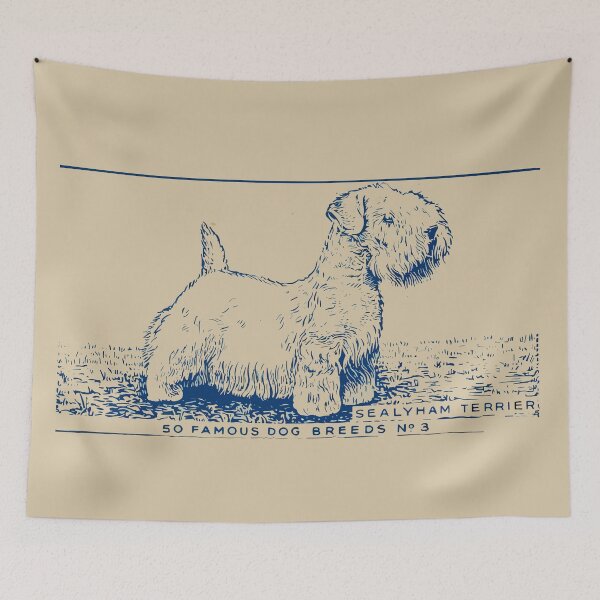Item preview, Sealyham Terrier Vintage Art Dog Vintage Poster Art designed and sold by ElegantCat.