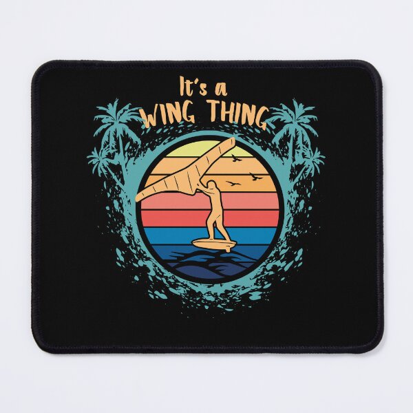Item preview, It's a Wing Thing Retro Vintage Wing Foil Wing Surf Wingfoiler Wingsurfer designed and sold by LumbardaDesigns.