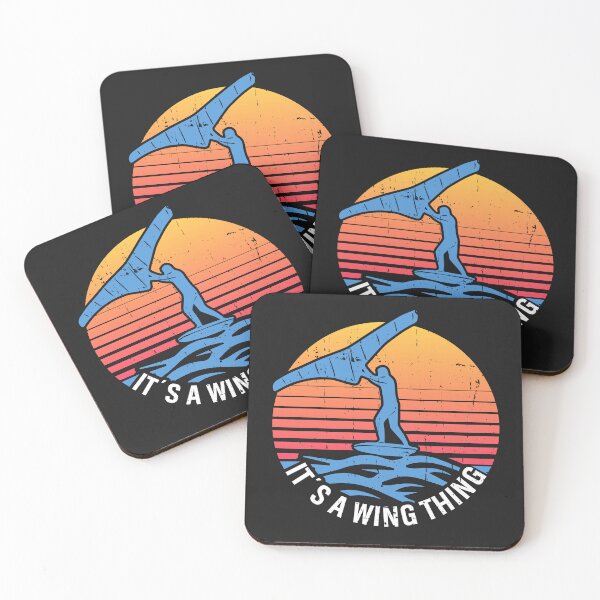 Item preview, It's a Wing Thing Retro Vintage Wing Foil Wing Surf Wingfoiler Wingsurfer designed and sold by LumbardaDesigns.