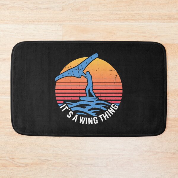 Item preview, It's a Wing Thing Retro Vintage Wing Foil Wing Surf Wingfoiler Wingsurfer designed and sold by LumbardaDesigns.