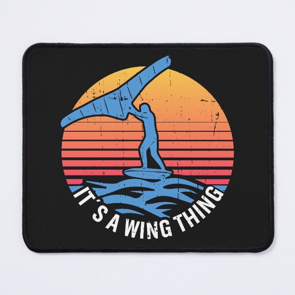 Item preview, It's a Wing Thing Retro Vintage Wing Foil Wing Surf Wingfoiler Wingsurfer designed and sold by LumbardaDesigns.