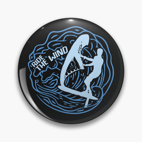 Item preview, Ride the Wind Retro Vintage Wing Foil Wing Surf Wingfoiler Wingsurfer designed and sold by LumbardaDesigns.