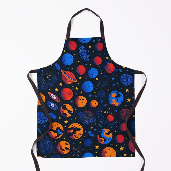 Item preview, Space Planets Seamless Pattern designed and sold by druidwolfart.