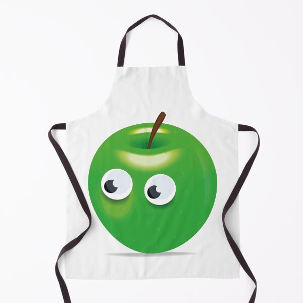 Item preview, Funny Cartoon Green Apple with Googly Eyes designed and sold by origoo.