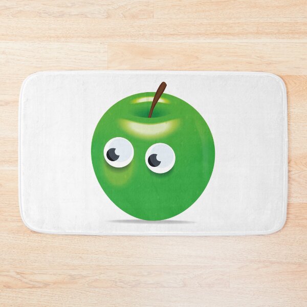 Item preview, Funny Cartoon Green Apple with Googly Eyes designed and sold by origoo.