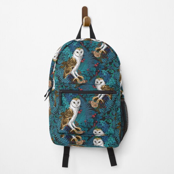 Item preview, Owls, ferns, oak and berries 3 designed and sold by Katerina Mitkova Kirilova.