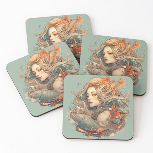 Item preview, Surrounded by fish designed and sold by Minimaline.