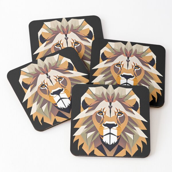 Item preview, Lion face art designed and sold by anandT.