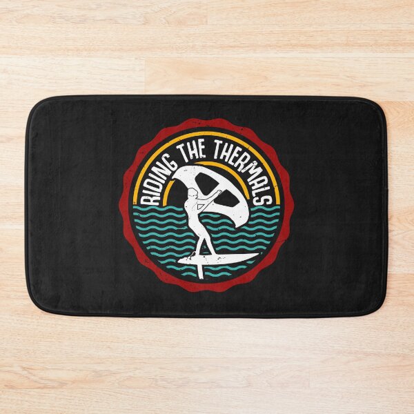 Item preview, Riding the Thermals Retro Vintage Wing Foil Wing Surf Wingfoiler Wingsurfer designed and sold by LumbardaDesigns.