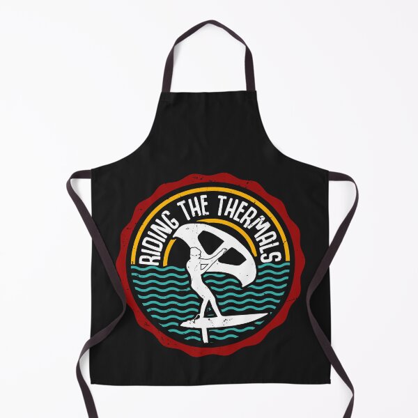 Item preview, Riding the Thermals Retro Vintage Wing Foil Wing Surf Wingfoiler Wingsurfer designed and sold by LumbardaDesigns.