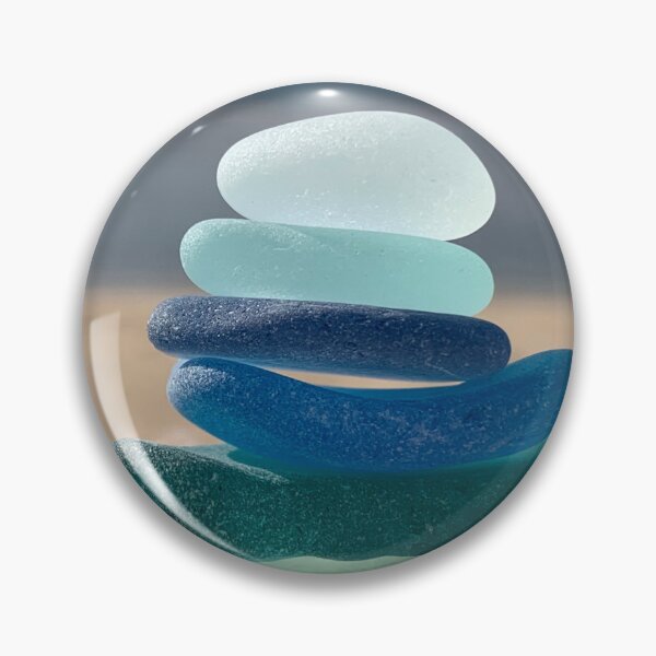 Item preview, Seaglass blue stack designed and sold by Jums-Med.